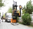 Durable CDMX15-60S Three Way Electric Hydraulic Pallet Stacker for Warehouse Construction Usage