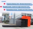 Discounted Factory Price Electric Pallet Forklift Stacker Truck Side Standing Type CBD80A 8.0Ton Warehouse Equipments