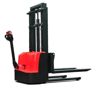 CDDC15-16 1.5 Ton Full Electric Stacker Walkie Type Pallet Stacker with DC Lead Acid Battery
