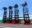 Warehouse Cargo Handling Equipments CDDM15-60S Side-standing Type 3-way Electric Pallet Stacker Electric Forklift