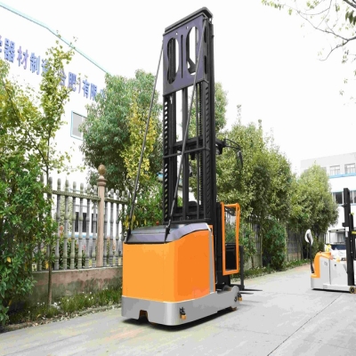 Durable CDMX15-60S Three Way Electric Hydraulic Pallet Stacker for Warehouse Construction Usage
