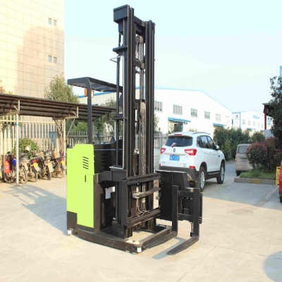 3-way Electric Forklift CDDM15-90S With Very Narrow Aisle Electric Pallet Stacker With Capacity 1500kg
