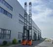 Warehouse Stacking Equipments CQDE20-75S Electric Reach Truck Battery Powered Reach Forklift