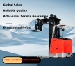 1 Ton 3 Meters Red Standing High Efficiency Forklifts Electric Order Picker for High Stuff Picking and Stacking
