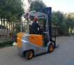 Electric Forklift CPD15-40S Lifting Truck CE Certificate With Side Shifter Warehouse Used Forklift Stacking