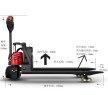 Mini Portable Pallet Truck SL20L3E-E Pallet Jacks Electric Powered Warehouse Equipments