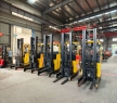 Seated Type 1.5ton CQDE15-50S Full Electric Reach Truck Three-stage Mast Reach Forklift for Warehouse Usage