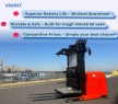 Electric Order Picker 1Ton 1.5Ton Battery-Powered Forklift Stacker High Level Order Picker for Sale