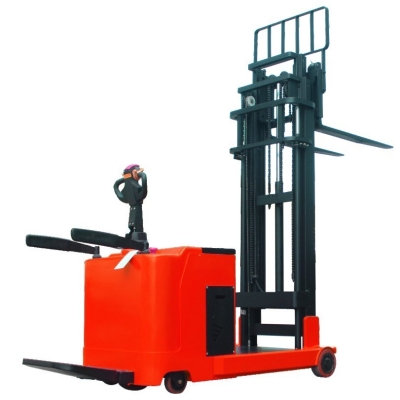 New Models 1.5 2.0 2.5Ton Lightweight Stand Counterbalanced Pallet Stacker Truck Electric Forklift
