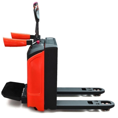 Electric Stacker Forklift Lifting Semi Electric Stackers Pallet Stacker Walking Type Electric Stacking Truck Forklift