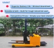 HELI Electric Pallet Forklift CPDB15-25 1500kg 2000kg High Lift Stand on Type Counterbalanced Pallet Stacker