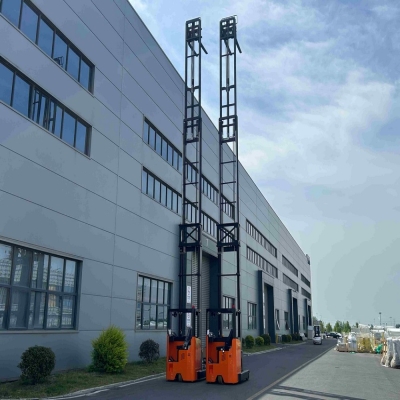 1.5tons CQDE15-40 Battery Powered Electric Reach Truck Seated Type Warehouse Reach Forklifts