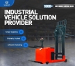 New Models 2.5Ton Lightweight Stand Counterbalanced Pallet Stacker Truck Electric Forklift