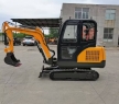 Free Shipping Mini Excavator 2Ton CE EURO 5 EPA Kubota Engine Bagger Small Crawler Excavator Digger Home Excavators