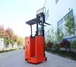 High Efficiency CQD20-65S Standing Operation 48V Voltage Electric Reach Forklift Warehouse Reach Truck