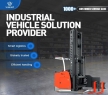 6M 1.6Ton VNA Forklinft Electric Pallet Stacker 3-way Stacking Forklift Seated Type CDDM16E-60S